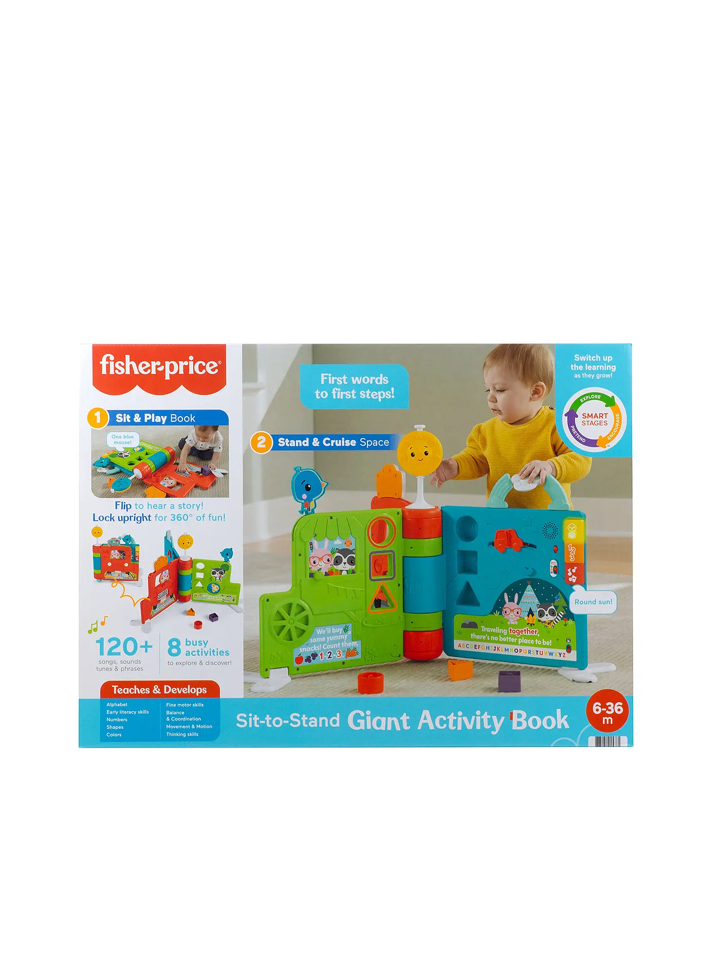 FISHER PRICE | Riesen Sitz & Steh Erlebnisbuch HCL07 | 